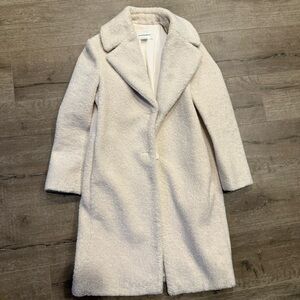 Club Monaco Cream Teddy Jacket